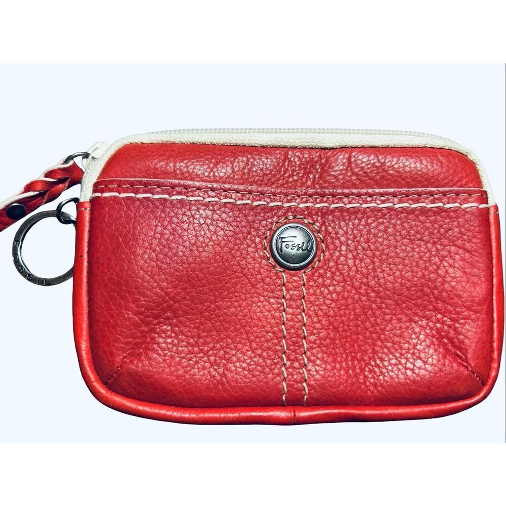Vintage Fossil Keychain Wallet